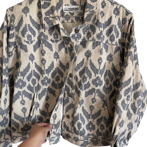 Vtg western denim jacket - Picture 6 of 9